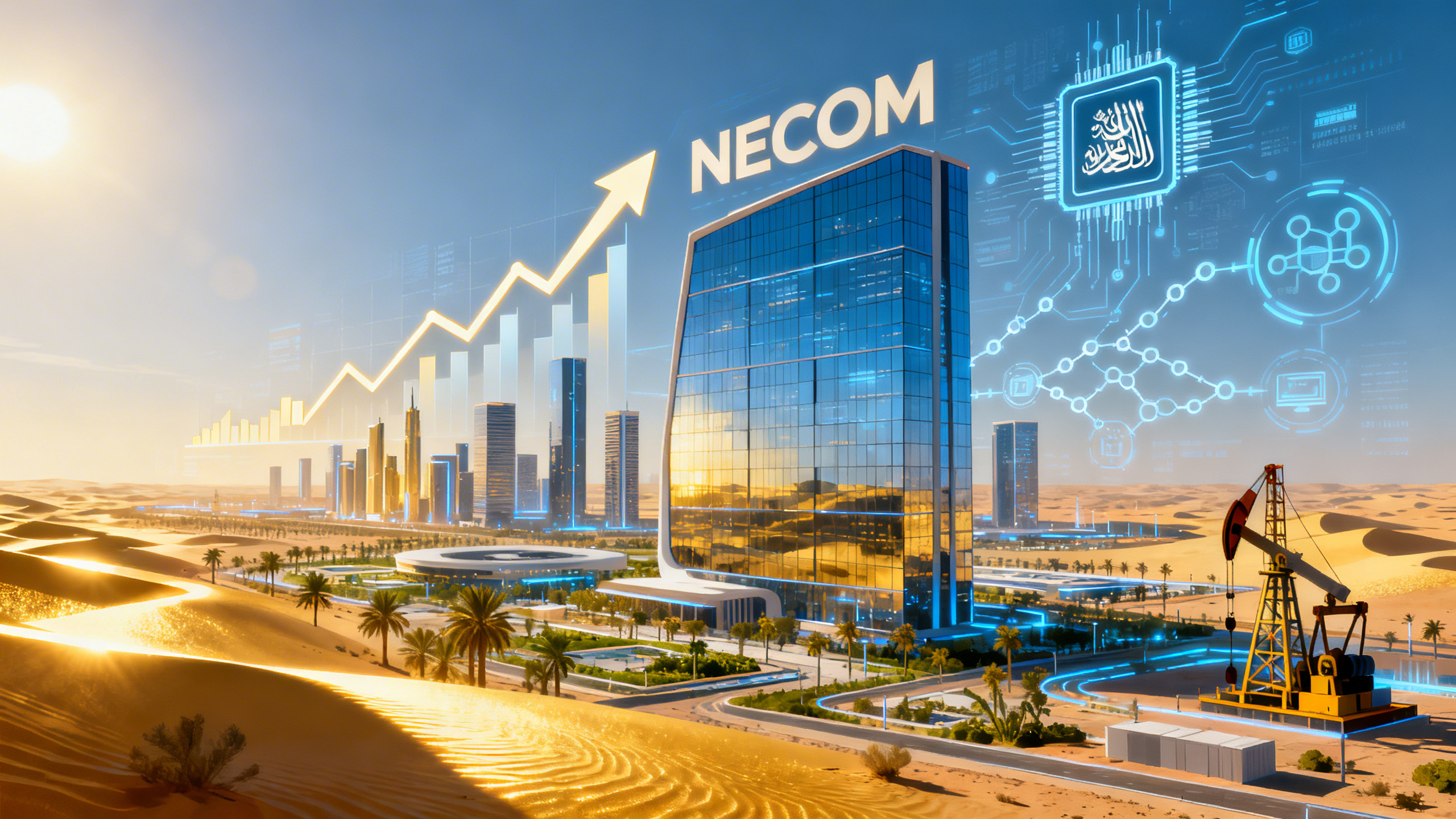 沙烏地阿拉伯沙漠城市NEOM，主權財富基金投資圖，石油財富轉型科技