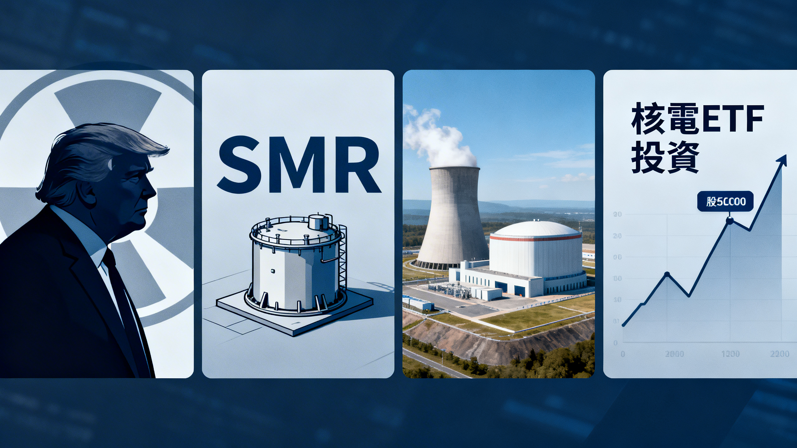 川普核能政策 SMR 小型核電 核電ETF 投資
